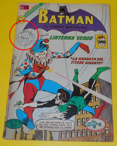 Ccc21 Editorial Novaro Batman Linterna Verde #1 1972
