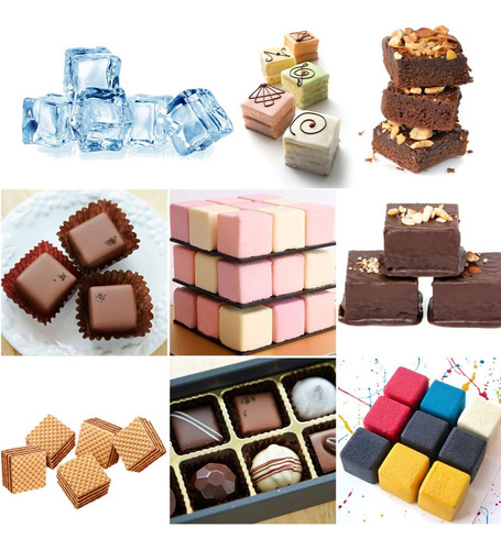 Molde Cubo Rubick Silicon Reposteria Resinas Chocolate Jabon