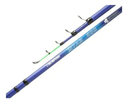 Cana Surfish Star Telescopica 4mts Pejerrey Azul