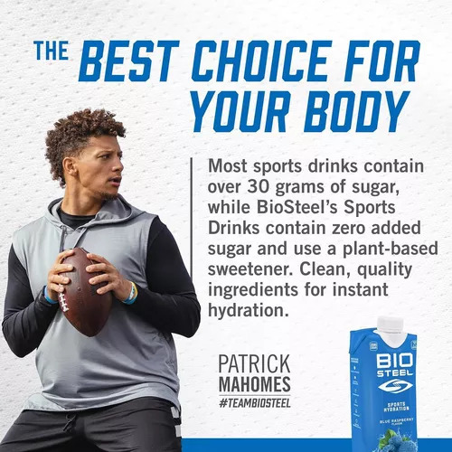 Biosteel Bebida Hidratante 12 Pack 500ml / Blue Raspberry