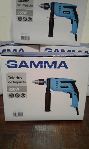 Taladro Percutor 13mm 850w Gamma G1902ar Color Celeste Frecuencia 50 Hz