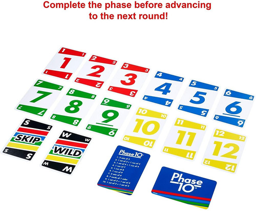 El Juego De Cartas De La Fase 10 Con 108 Cartas Hace Que Sea