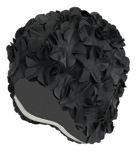 Gorro De Natación De Silicona - Con Estilo Gran Mujer Gorro