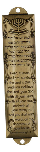 3 Placa De Bendición Para Puerta, Decoración Religiosa Oro