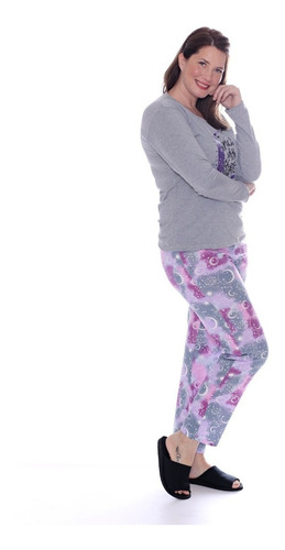 Imagen 7 de 8 de Pijama Mujer Invierno Art 623