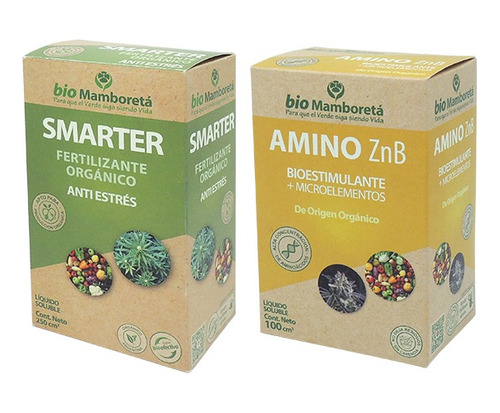 Combo Bio Mamboretá® Smarter 250cc + Amino Znb 100cc Bg