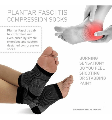 Calcetines De Compresión Para Fascitis, 5 Pares, Calcetines
