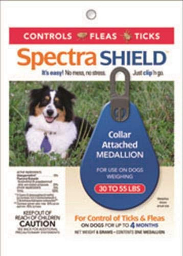 Collar Spectra Shield Adjunto Medallon 30 A 55 Libras