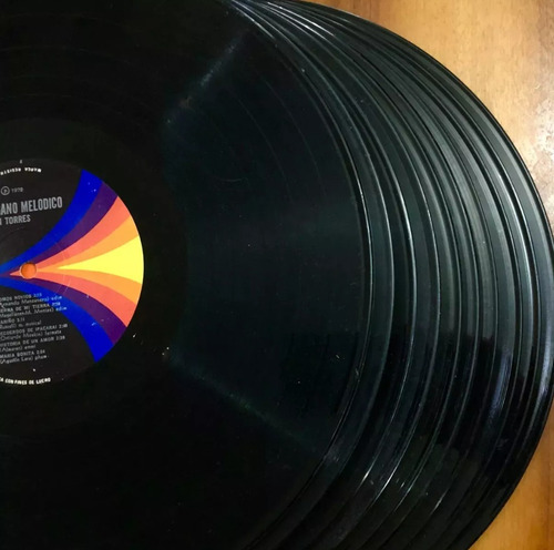 Lote De 20 Discos De Decoración, 17cm Vinilo Acetato (Usado)