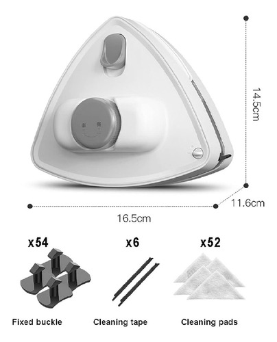 Limpia Vidrio Magnético De Doble - Unidad a $49900