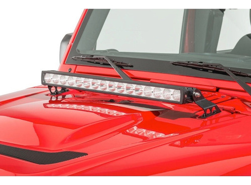 Par De Bases Metalicas Para Barra Led Cofre Jeep Jk