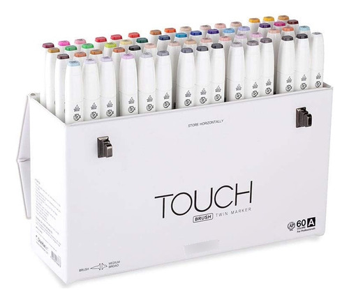 Shinhan Touch - Marcador De Pindoble, 60 Colores, A