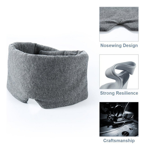 . Antifaz Para Dormir Suave Algodón Viajes Ajustable, Unisex