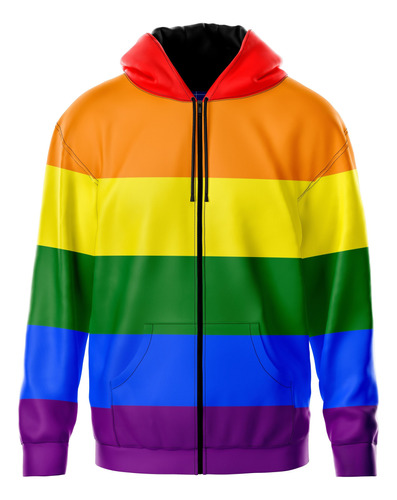 Campera Lgbt, Con Canguro Y Capucha , Irarte