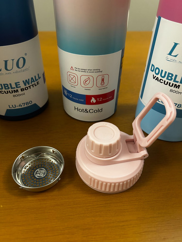 Botella Térmica Acero Inoxidable Frío/calor Grabado Laser Negro