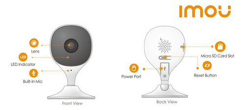 Camara Ip Wifi 2mpx H.265 Microfono Dahua Imou