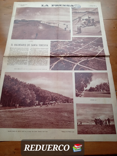 Suplemento La Prensa S. Teresita La Boca De Noche Año 1964 