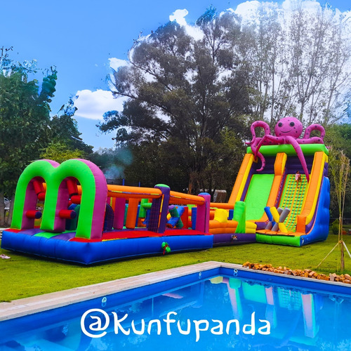 Alquiler De Inflables Gigantes Cancha Gladiador Ring Burbuja