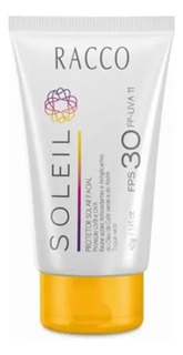 Protetor Solar Facial 30 Fps Soleil Racco