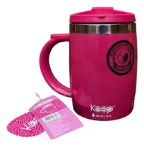 Comprar Jarra Taza Mug Térmica Con Asa Keep 400ml Colores Surtidos
