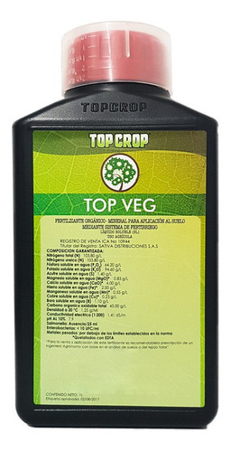 Top Veg 1 Litro - Top Crop Fertilizantes