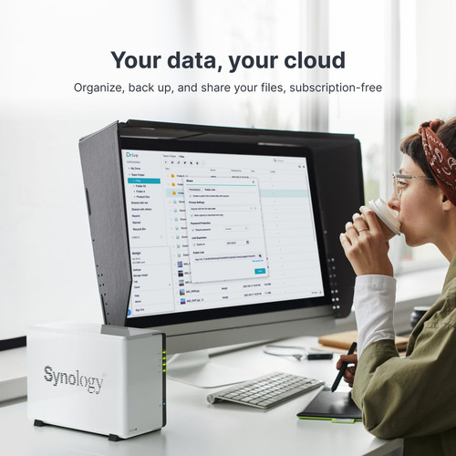 Synology Ds223j Nas 2 Bahías Paquete 8 Tb Seagate