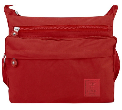 Imagen 1 de 6 de Bolsa Crossbody Multiples Compartimentos Moda Casual Jml-006