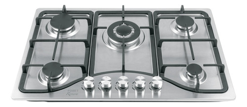 Parrilla Gas Empotrable 5 Quemadores Acero Inox Foset 48316