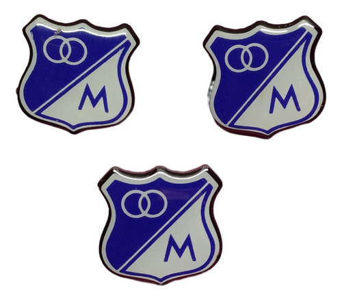 Set X 3 Prendedores Millonarios Millos (tipo Pin) Broche