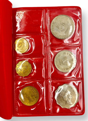 Set De 5 Monedas Del País Asiatico De Hong Kong (Usado)