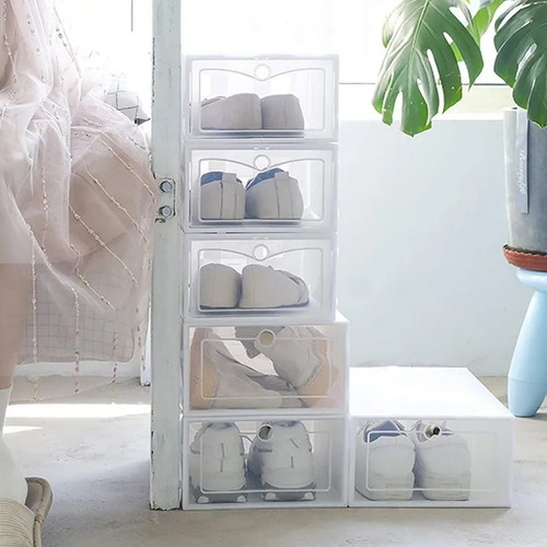 Imagen 5 de 10 de Caja Para Zapatos 33.4x23x14cm Blanca