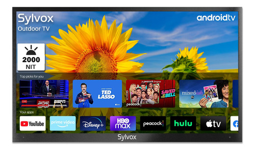 Sylvox Smart Tv 4k Uhd Ultra 2000nit Para Exteriores De 43 P