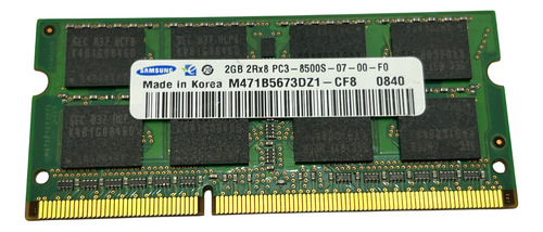 Memória 2gb Ddr3 Pc3 8500s 1.5v Smart Para Notebook (Usado)