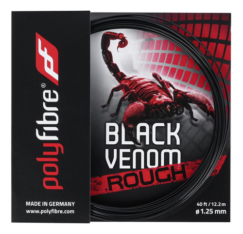 Corda Polyfibre Black Venom Rough 17l 1.25mm Individual