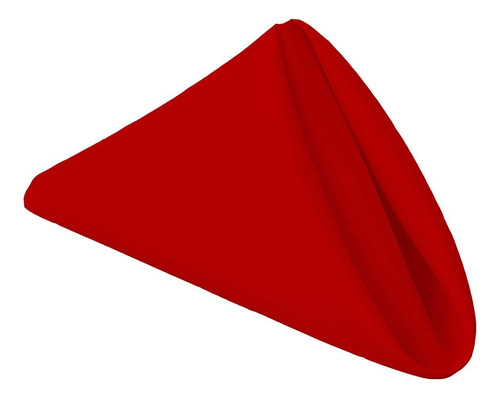 Ploymono Servilletas De Tela De Alta Resistencia Color Rojo
