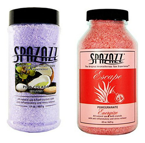 Aromaterapia Spazazz Spa Y Baño Cristales - Piña Colada 17 O