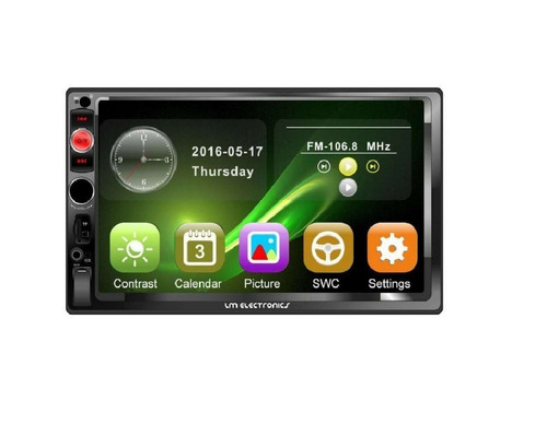 Imagem 3 de 6 de Central Multimídia 2 Din 7 Pol Espelhamento Android Ios Mp5 Hd Dvd 4 X 60w Radio Mp3 Player Lm Electronics Spotify Waze