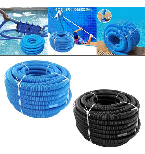 Mangueira De Vácuo De Piscina 20 Pés Mangueira De Azul