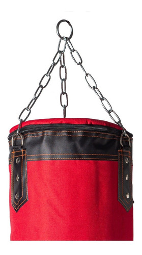 Bolsa Boxeo 90 Cm Cordura Reforzada Profesional Box Gym Rojo