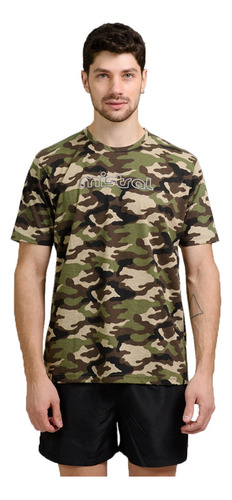 Remera Estampada Camuflada ALG-pol Moda Hombre Mistral 10118