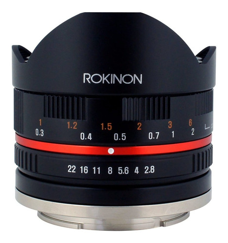 Lente Rokinon 8 Mm F2.8 Umc Fisheye Ii Para Fuji X-mount