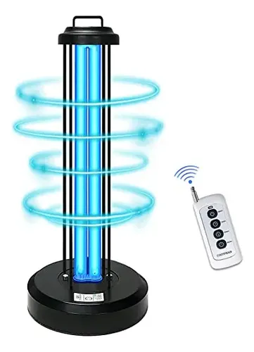 Lampada UV Germicida 25W Con Ozono, Attacco E27, Lunghezza D'onda 254nm, Copertura 360° Fino A 40 M², Per Ambienti Fino A 500 Piedi²