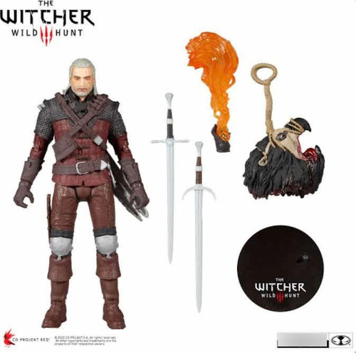 Geralt Of Rivia Wolf Amor Witcher Wild Hunt Mcfarlane Nuevo