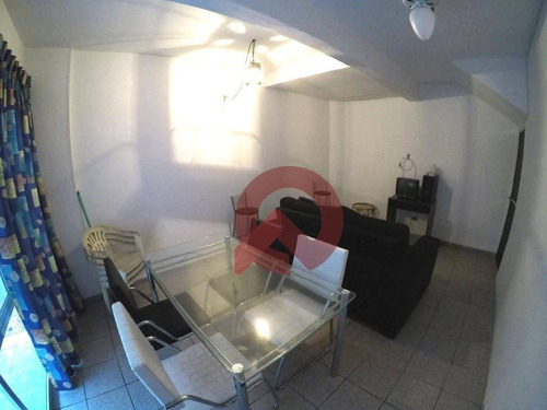 Imagem 2 de 10 de Apartamento Duplex Com 1 Dormitório À Venda, 59 M² Por R$ 180.000,00 - Canto Do Forte - Praia Grande/sp - Ad0014