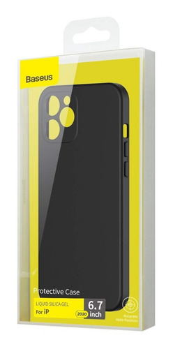 Imagem 4 de 5 de Capa Baseus Liquid Silica P iPhone 12 / Mini / Pro / Pro Max