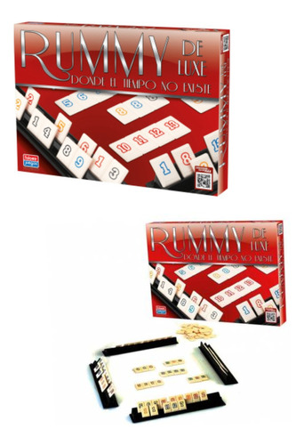 Juego Rummy Deluxe Juego De Mesa Original 