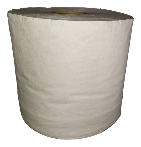 Toalla Bobina Industrial Blanco 24cm X 400 Mtrs X 2 Rollos