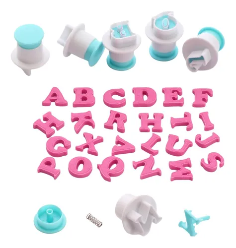 comprar Cutters De Fondant, Letras Y Números De Molde De Fondant En