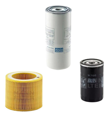 Kit X 3 Filtros Mann Filter Compresor Atlas Copco Gx11