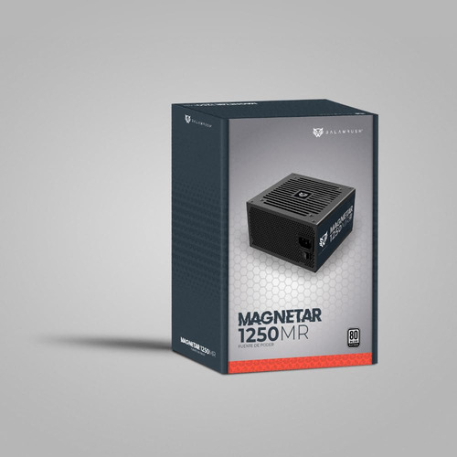 Fuente De Poder Balam Rush Magnetar 1250mr 80 Plus Negro